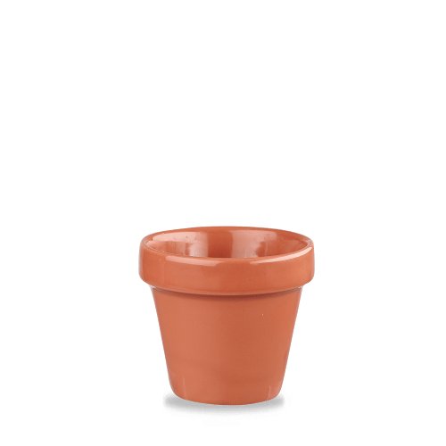 Churchill Super Vitrified Paprika Blumentopf für die Präsentation von Beilagen.