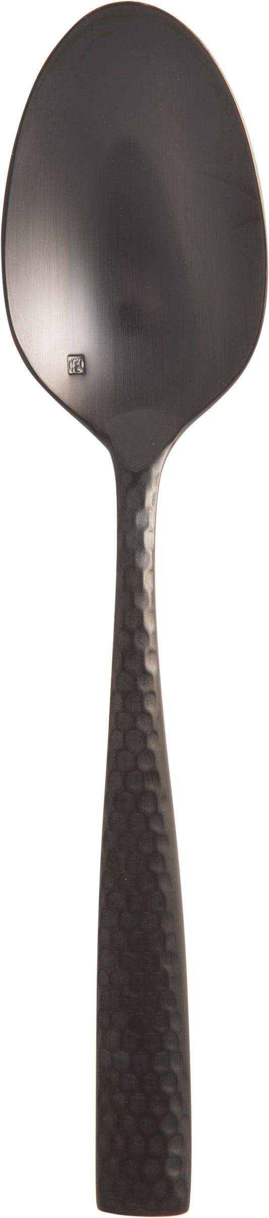 Fortessa Cutlery LUCCA FACET SCHWARZ Dessertlöffel für Gastronomie