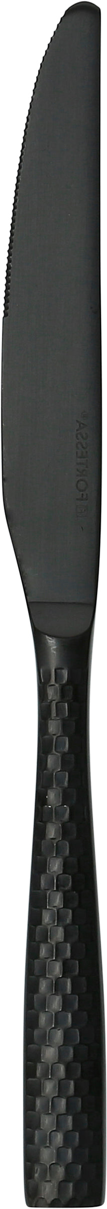 Fortessa Cutlery LUCCA FACET SCHWARZ Dessertmesser für Desserts