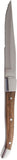 Fortessa Cutlery Steakmesser Wellenschliff Holz hell