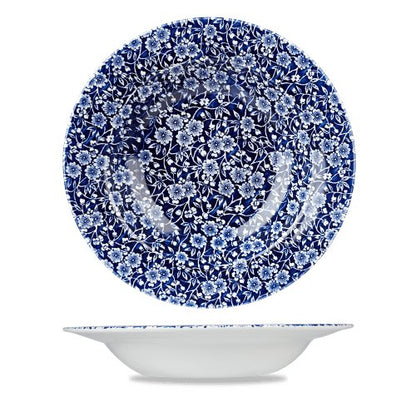 Churchill Super Vitrified Victorian Calico Willow Teller Tief 24,9cm für die Gastronomie