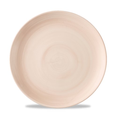 Churchill Super Vitrified Stonecast Canvas Coral Teller flach 26cm für Gastronomie