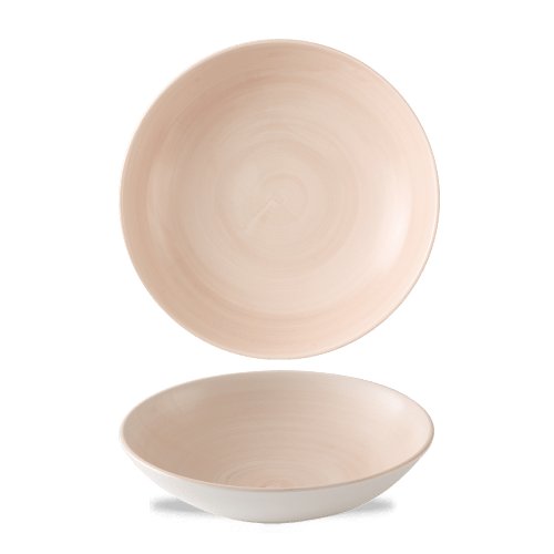 Churchill Super Vitrified Stonecast Canvas Coral Schale 18,2cm für gastronomische Anwendungen