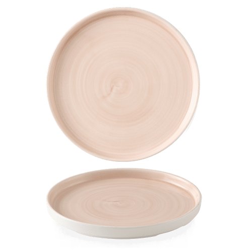 Churchill Super Vitrified Stonecast Canvas Coral Teller 28cm für die gastronomische Präsentation