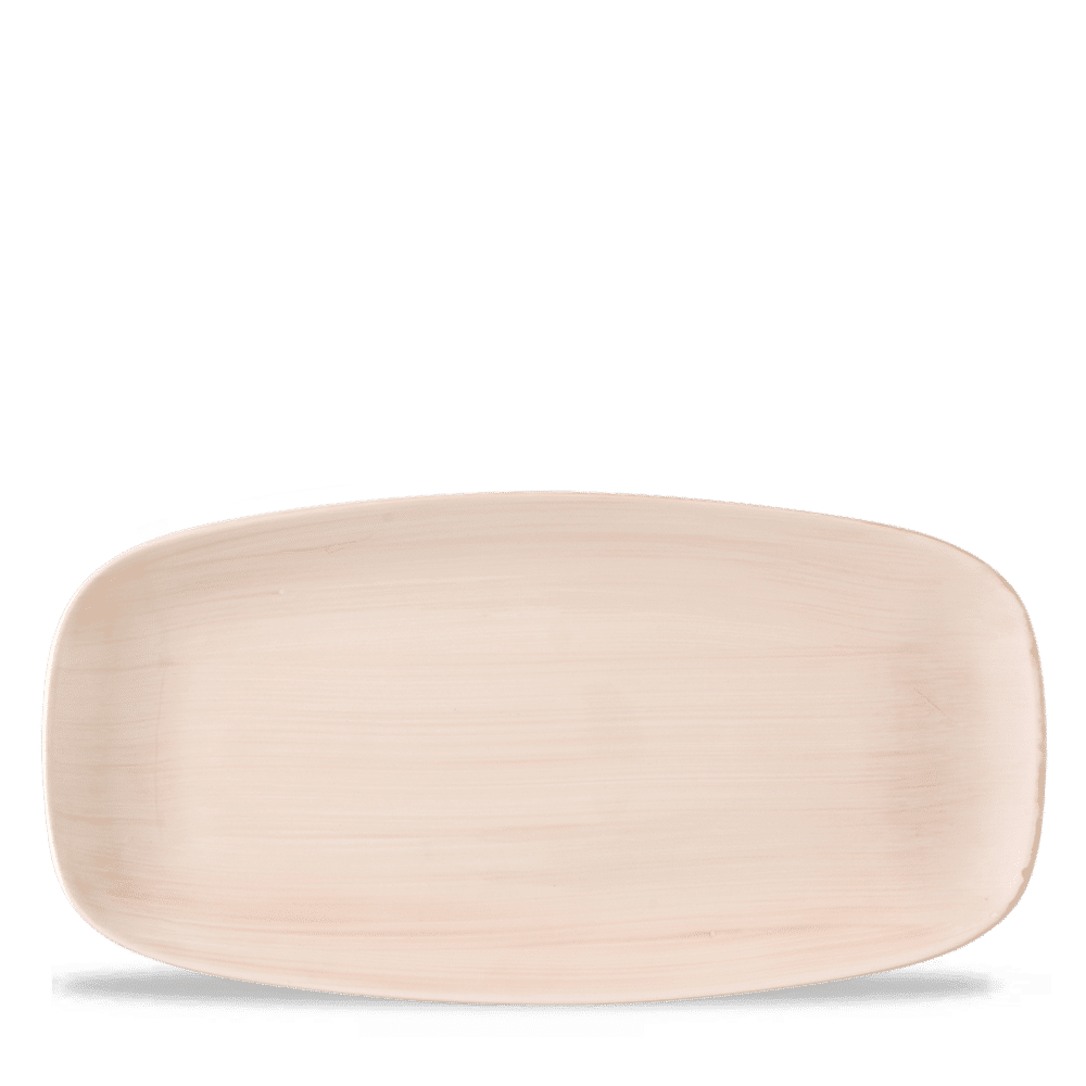 Churchill Super Vitrified Stonecast Canvas Coral Platte für das Anrichten von Speisen