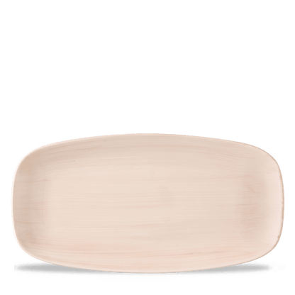 Churchill Super Vitrified Stonecast Canvas Coral Platte für das Anrichten von Speisen