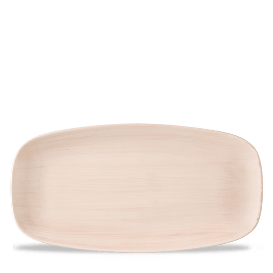 Churchill Super Vitrified Stonecast Canvas Coral Platte für das Anrichten von Speisen