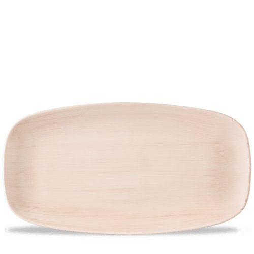 Churchill Super Vitrified Stonecast Canvas Coral Platte für die Gastronomie