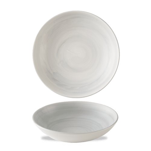 Churchill Super Vitrified Stonecast Canvas Grey Schale für die Gastronomie
