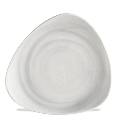 Churchill Super Vitrified Stonecast Canvas Grey Teller Flach 26,5 cm für professionelle Anrichteweisen