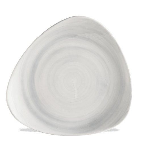 Churchill Super Vitrified Stonecast Canvas Grey Teller Flach 26,5 cm für professionelle Anrichteweisen