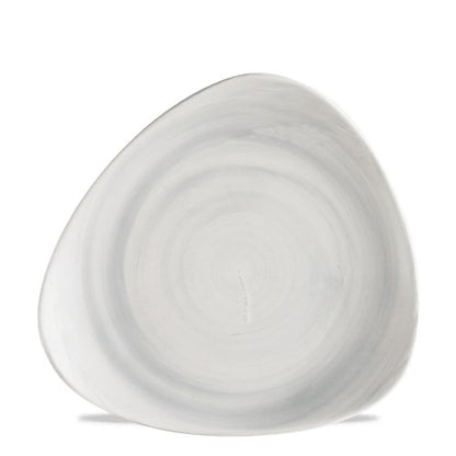 Churchill Super Vitrified Stonecast Canvas Grey Teller Flach Dreieckig 22,9cm für die Gastronomie