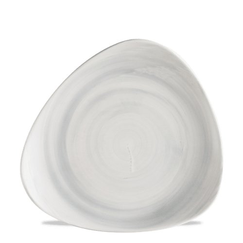 Churchill Super Vitrified Stonecast Canvas Grey Teller Flach Dreieckig 22,9cm für die Gastronomie