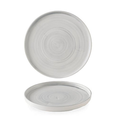 Churchill Super Vitrified Stonecast Canvas Grey Teller flach 21cm für Gastronomie