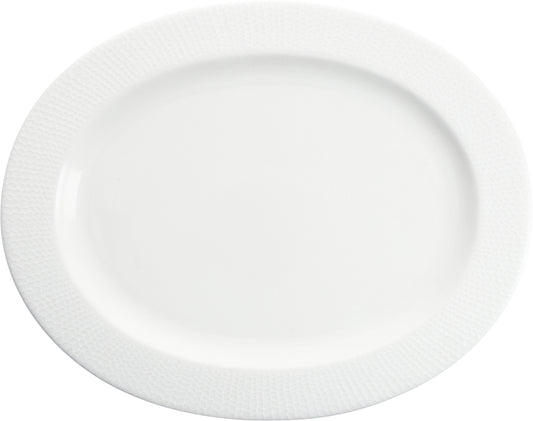 Fortessa Dinnerware AMANDA WEISS Platte oval Fahne 31cm für die Präsentation von Speisen