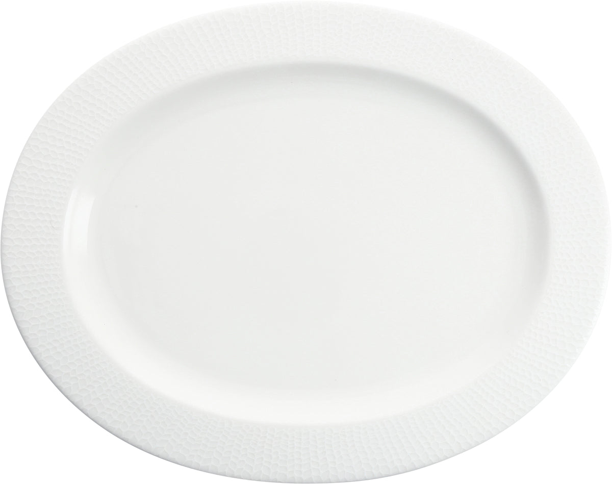 Fortessa Dinnerware AMANDA WEISS Platte oval Fahne 36cm für die Präsentation von Speisen