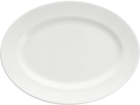 Fortessa Dinnerware SNOW Platte oval 29cm für die Gastronomie