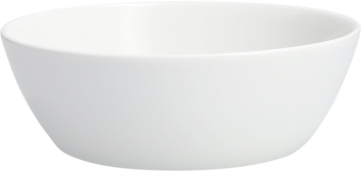 Fortessa Dinnerware SNOW Bowl 18cm für Suppen und Pasta im Gastronomie-Einsatz