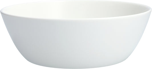 Fortessa Dinnerware SNOW Bowl 22cm aus Porzellan für Suppen und Pasta