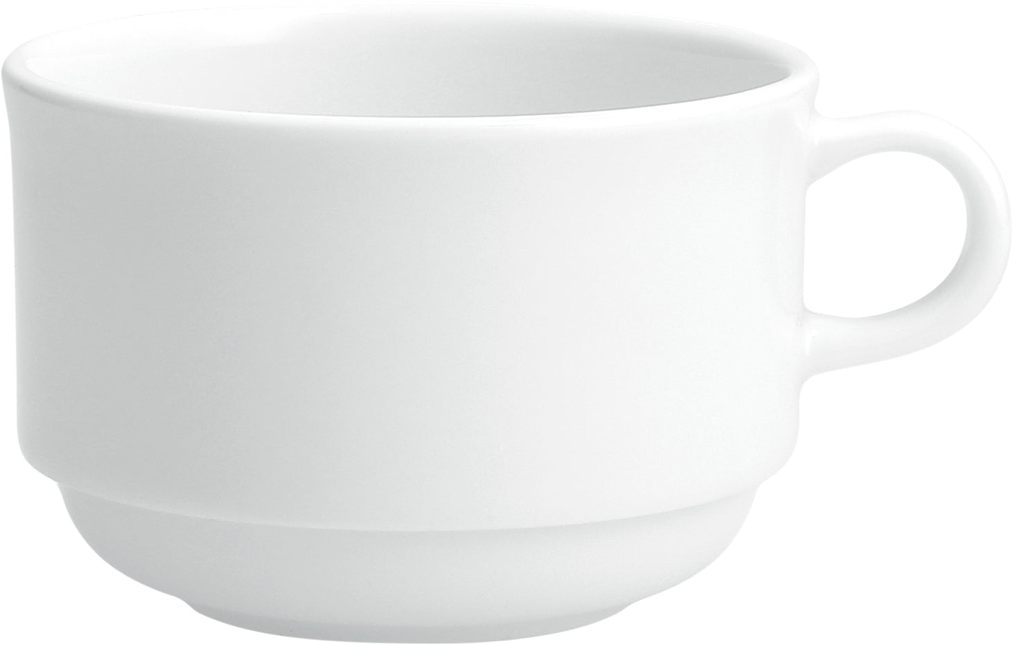 Fortessa Dinnerware SNOW Kaffee-Tasse stapelbar 0,18l für Gastronomie