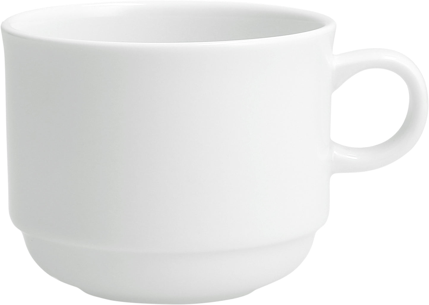Fortessa Dinnerware SNOW Kaffee-Tasse stapelbar 0,28l für Gastronomie