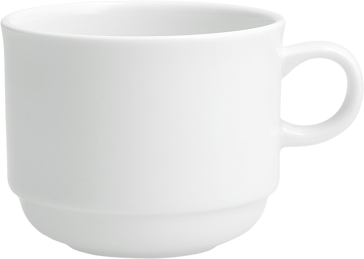 Fortessa Dinnerware SNOW Kaffee-Tasse stapelbar 0,28l für Gastronomie