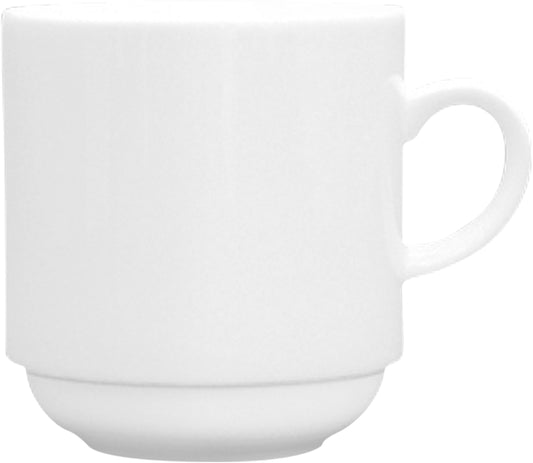 Fortessa Dinnerware SNOW Becher stapelbar 0,30l für Kaffee und Tee