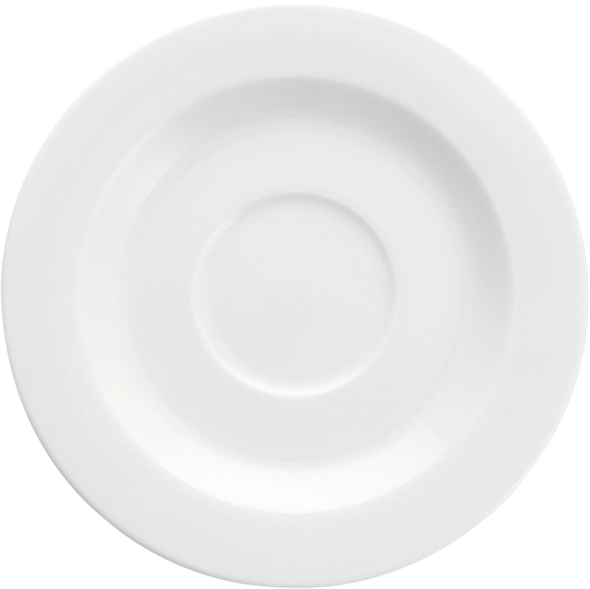 Fortessa Dinnerware SNOW Kombi-Untertasse 16cm für Kaffee und Snacks