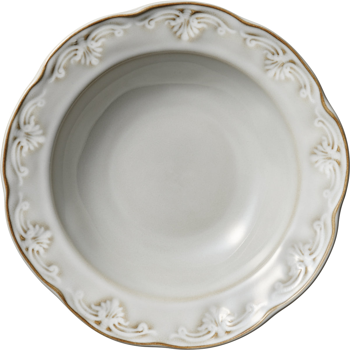 Fortessa Dinnerware MANETTE FLORAL Teller tief 23cm für Suppen und Pasta