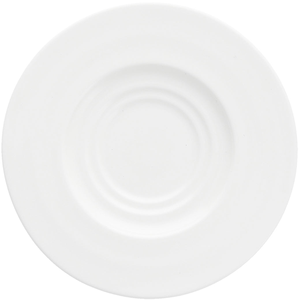 Fortessa CIELO Espresso-Untertasse aus Bone China für elegante Präsentation