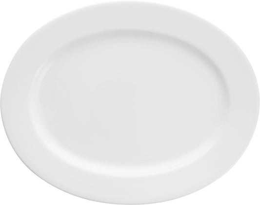 Fortessa Dinnerware GRACIA Platte oval Fahne 31cm, ideal für die Präsentation von Fisch und Vorspeisen