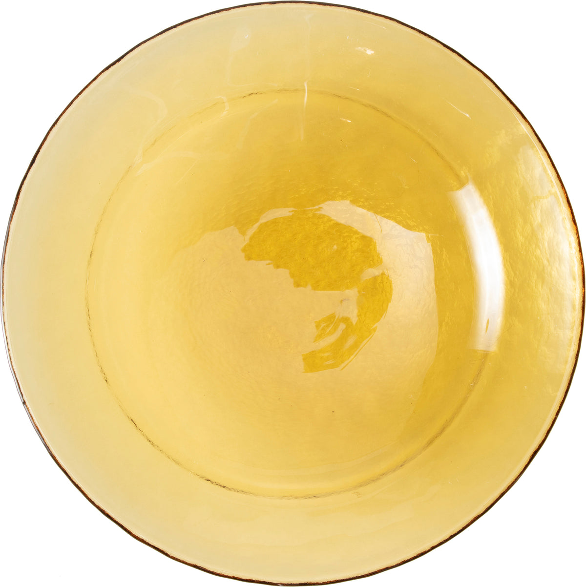 Fortessa Dinnerware ESSENZA Glasteller Einsatz 21cm Bernstein - eleganter Teller für Gastronomie