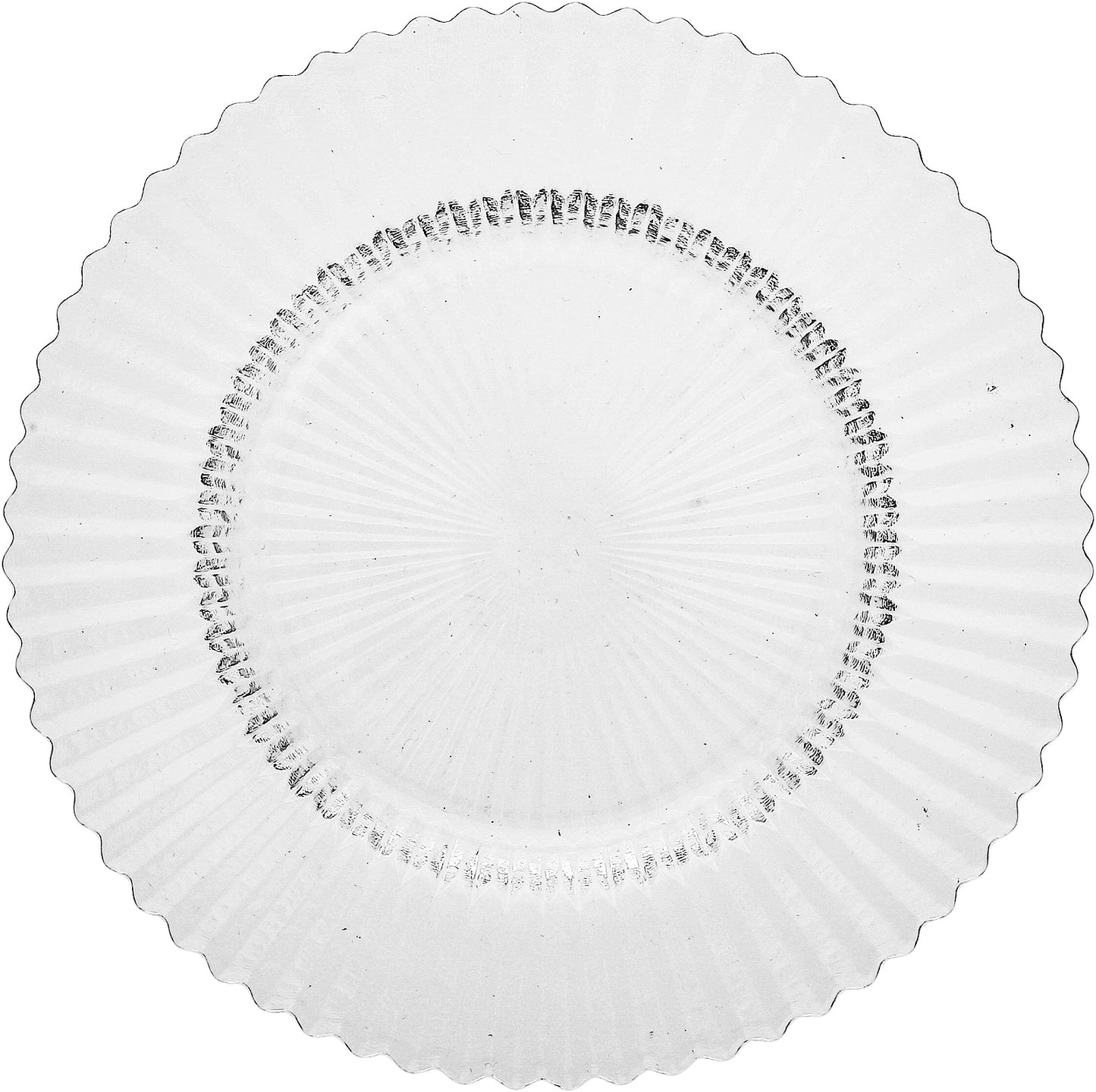 Fortessa Dinnerware ARCHIE Glasteller flach 21,5cm klar für die Präsentation von Speisen