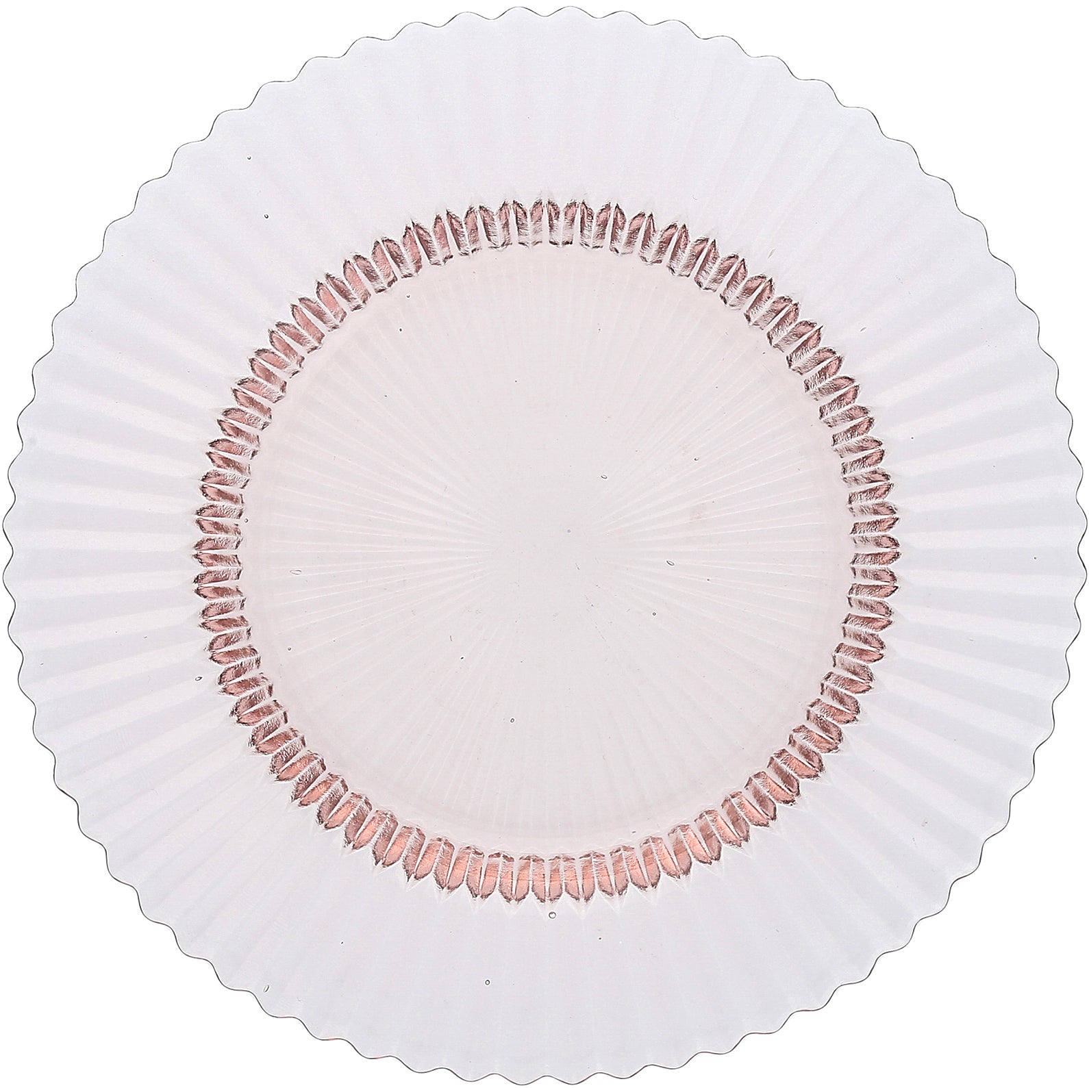 Fortessa Dinnerware ARCHIE Glasteller flach 21,5cm Pink für die Präsentation von Speisen