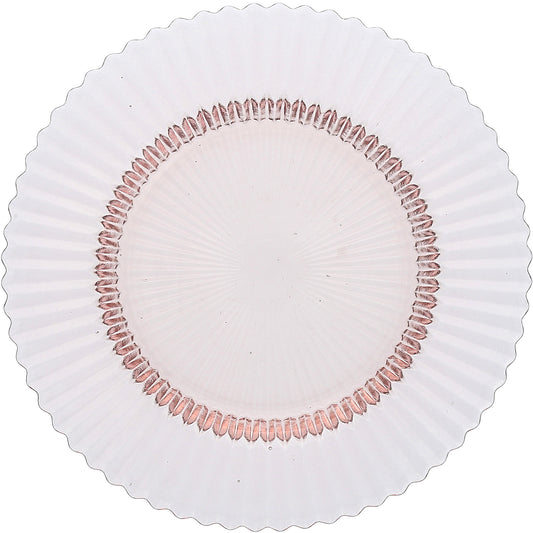 Fortessa Dinnerware ARCHIE Glasteller flach 21,5cm Pink für die Präsentation von Speisen