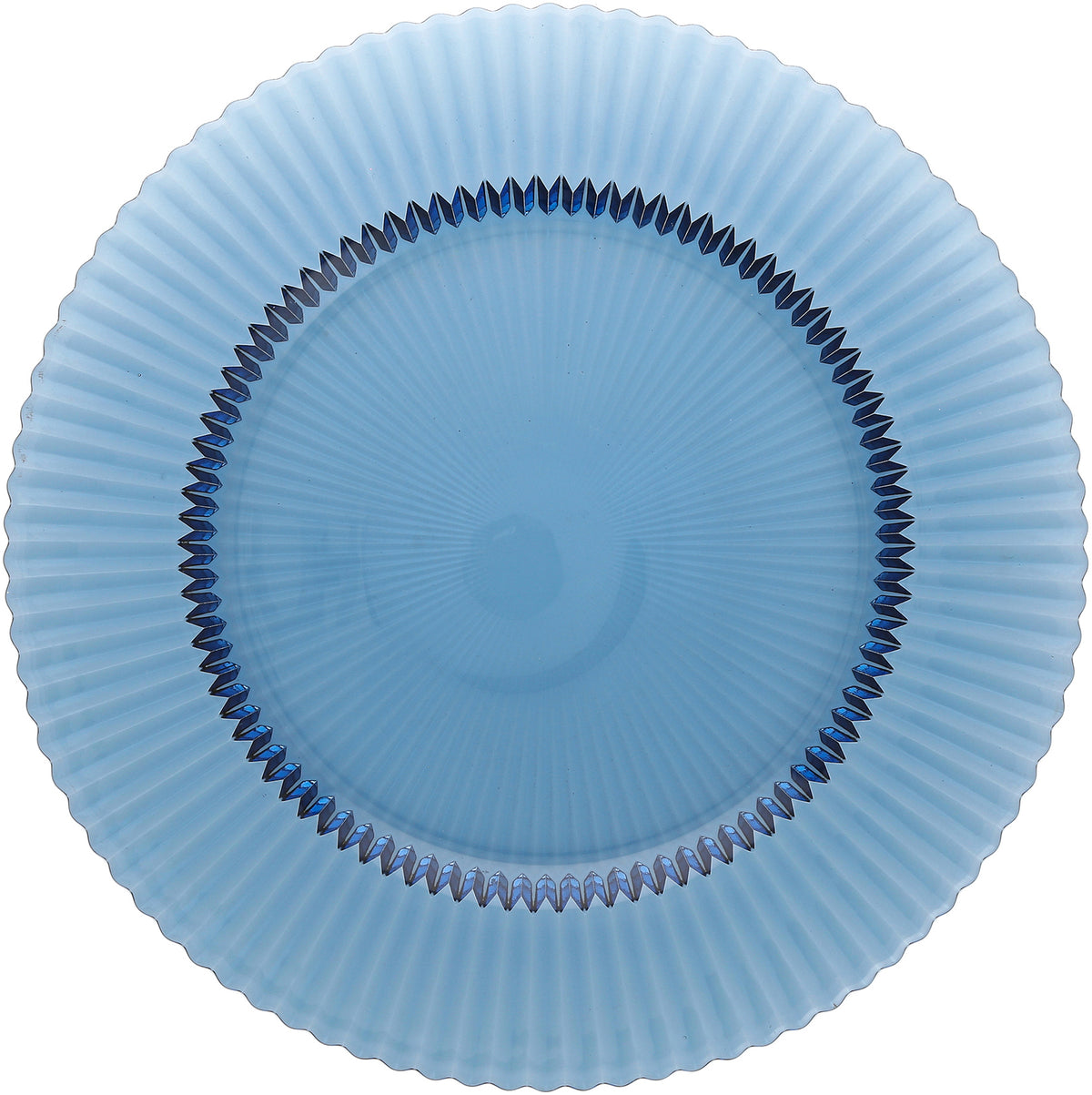 Fortessa Dinnerware ARCHIE Glasteller flach 21,5cm Azur für die Präsentation von Speisen