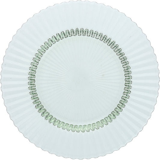 Fortessa Dinnerware ARCHIE Glasteller flach 21,5cm Salbeigrün für die Präsentation von Speisen