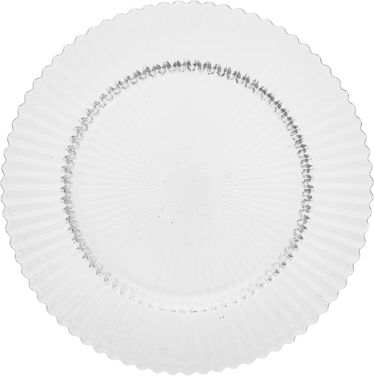 Fortessa Dinnerware ARCHIE Glasteller flach 27cm klar für die Präsentation von Speisen