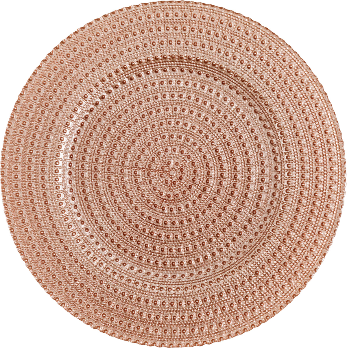 Fortessa Accessories Platzteller Glas Puder 33cm für elegante Tischgestaltungen