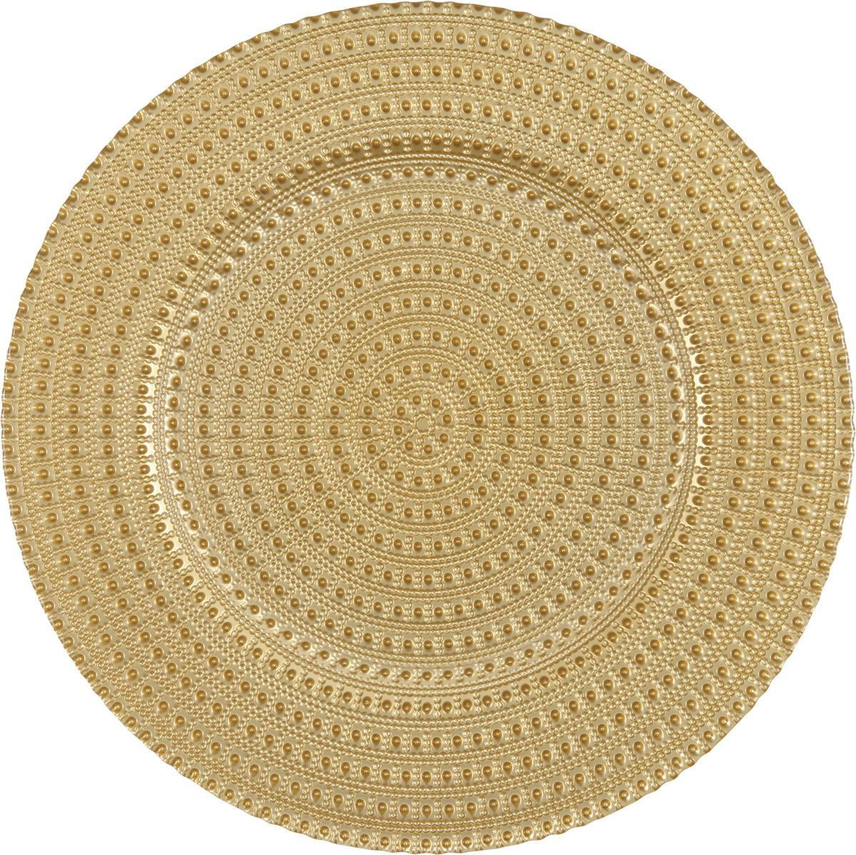 Fortessa Accessories Platzteller Glas gold 33cm - Elegante Tischpräsentation