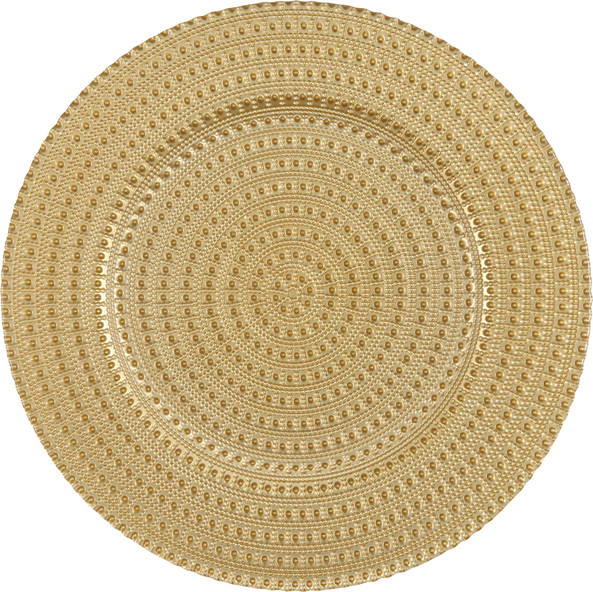 Fortessa Accessories Platzteller Glas gold 33cm - Elegante Tischpräsentation