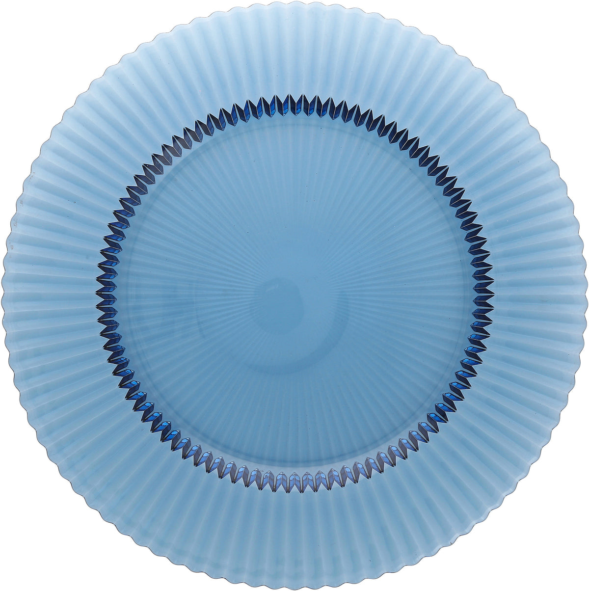 Fortessa Dinnerware ARCHIE Glasteller flach 32,5cm Azur für die Präsentation von Speisen