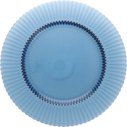 Fortessa Dinnerware ARCHIE Glasteller flach 32,5cm Azur für die Präsentation von Speisen