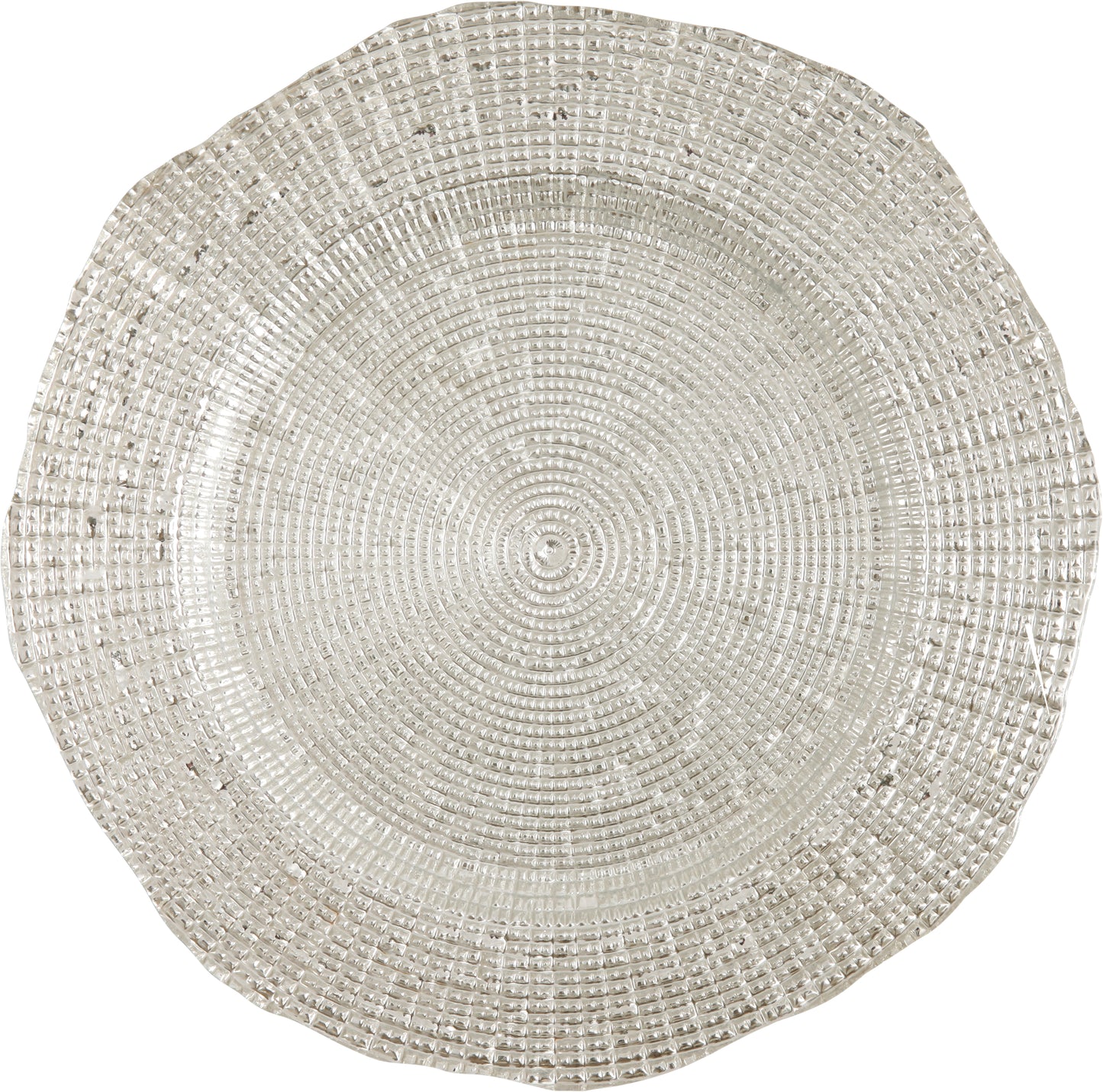 Fortessa Accessories Platzteller Glas silber 33cm für elegante Tischpräsentationen