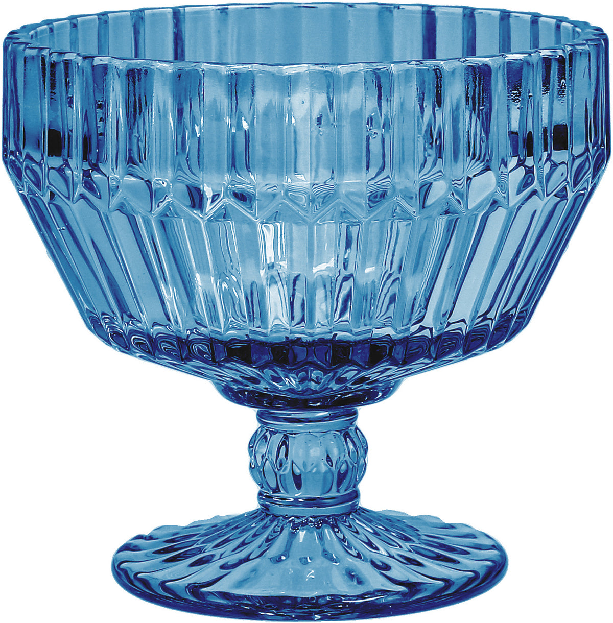 Fortessa Dinnerware ARCHIE Glasbowl auf Fuss 11cm Azur für kreative Tischgestaltungen
