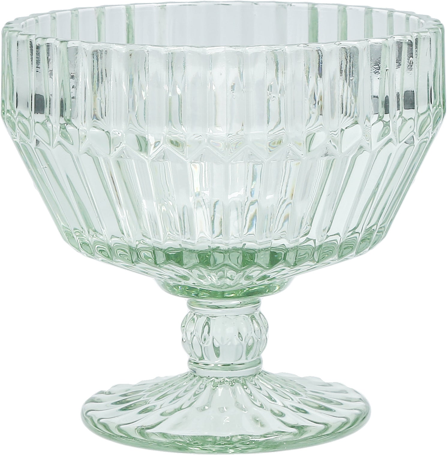 Fortessa Dinnerware ARCHIE Glasbowl auf Fuß 11cm Salbeigrün für Desserts und Snacks