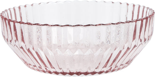 Fortessa Dinnerware ARCHIE Glasbowl 16cm Pink für Salate und Suppen