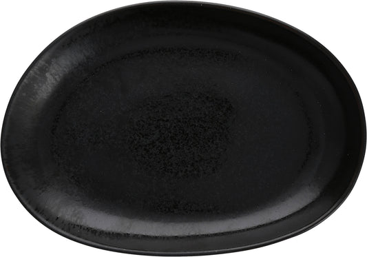 Fortessa Dinnerware SOUND MIDNIGHT Platte oval 28cm für die stilvolle Präsentation von Speisen