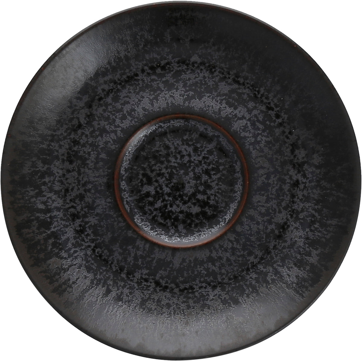 Fortessa Dinnerware SOUND MIDNIGHT Kaffee-Untertasse 14cm für stilvolle Kaffeepresentation