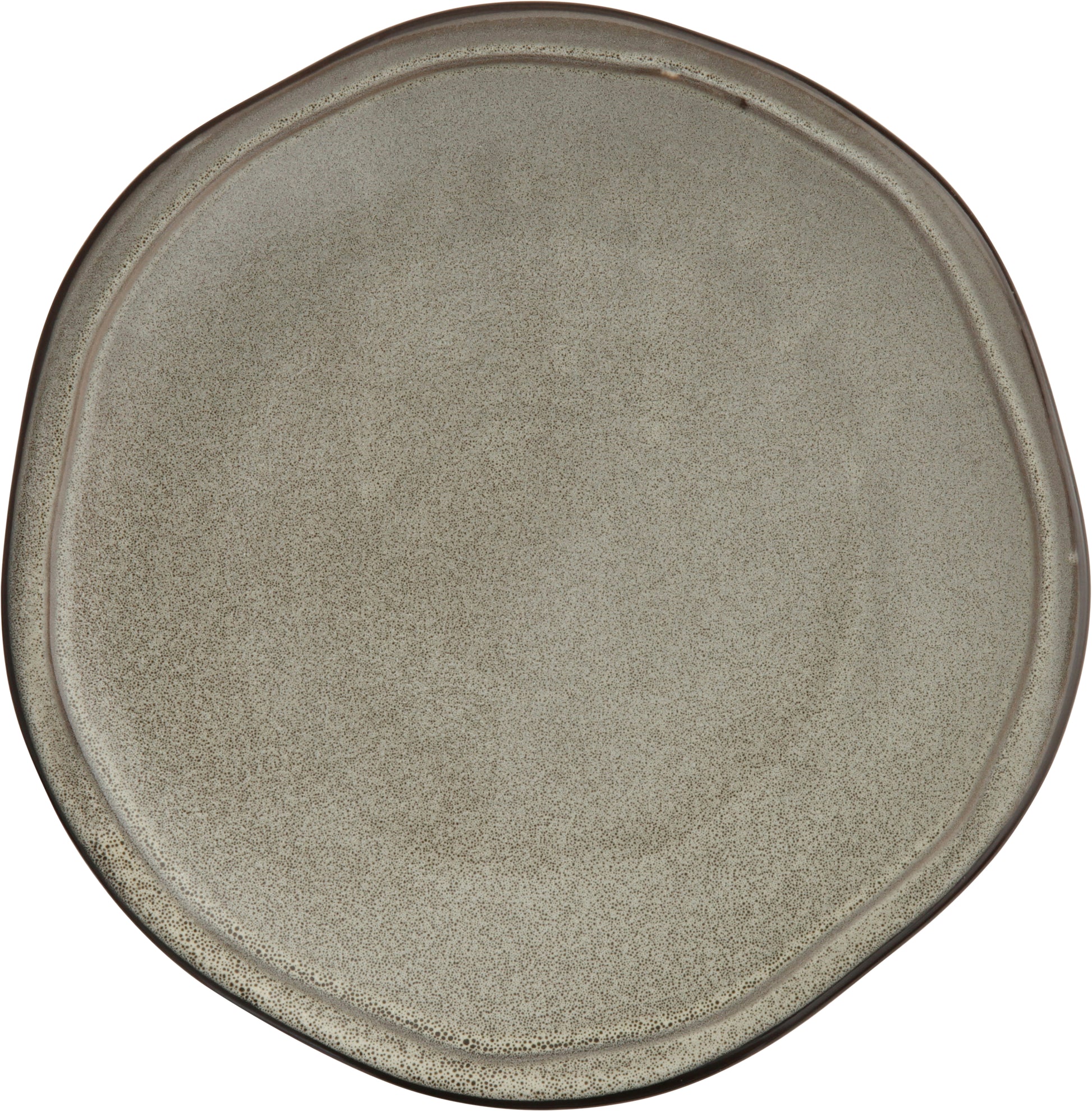 Fortessa Dinnerware STON GRAU Teller flach coupe 25,5cm für die Präsentation von Speisen